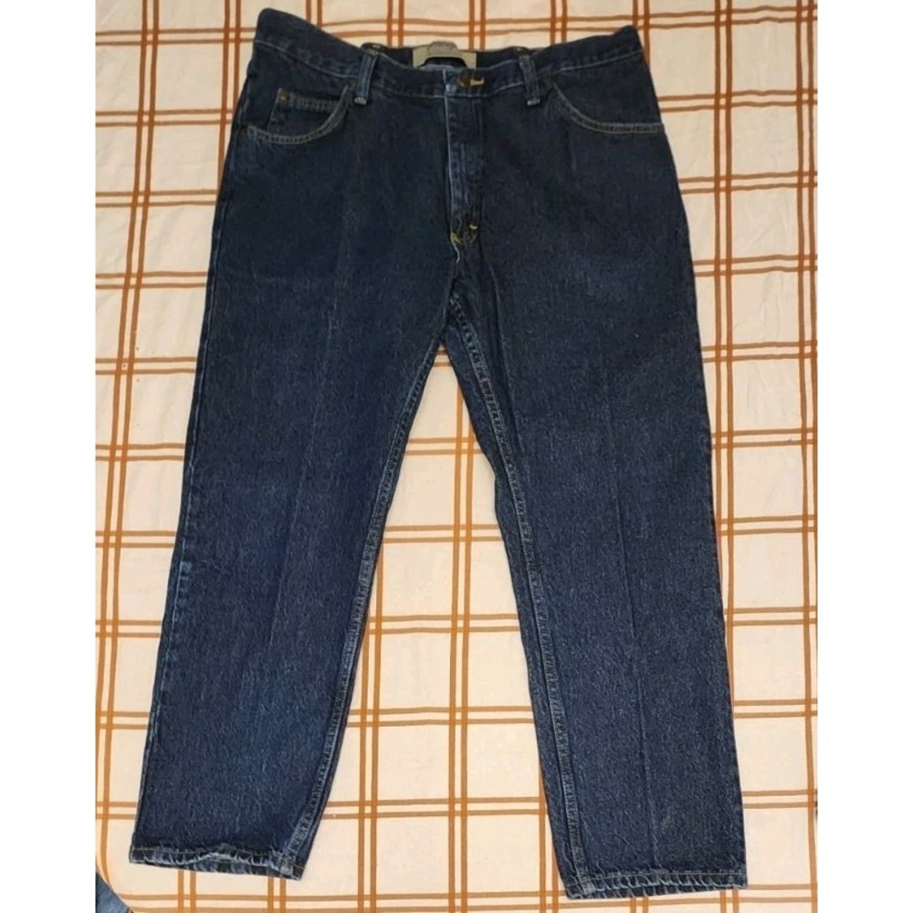 Wrangler Authentics Regular Fit Jeans Men's 38x29‎ ~ Comfort Stretch Flex Waist